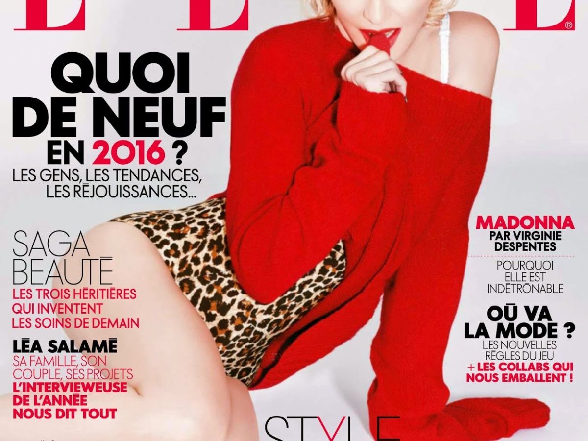ON THE COVER: «ELLE» (FRANCIA) – DICIEMBRE 2015